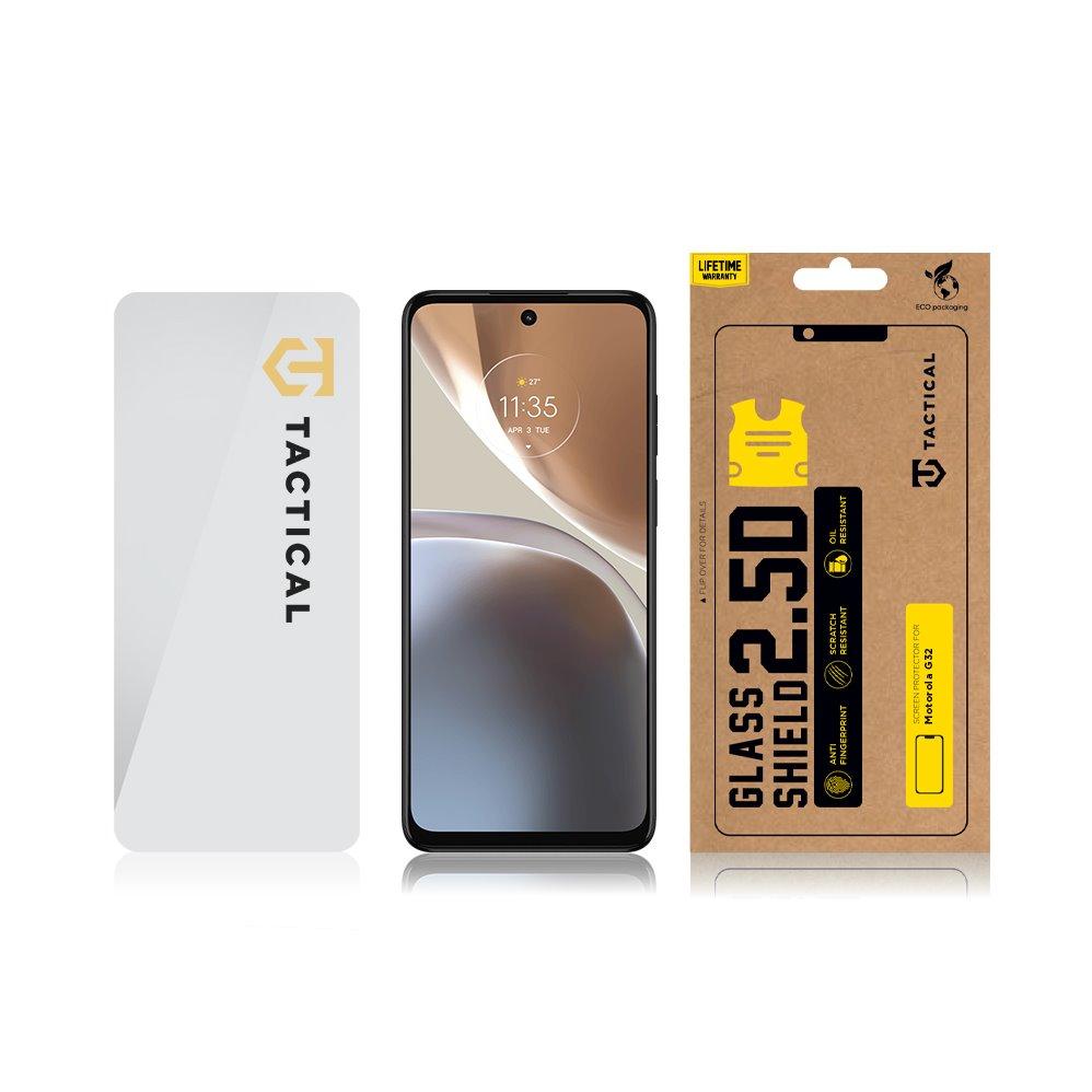 Tactical Glass Shield 2.5D verre pour Motorola Moto G32 - Transparent