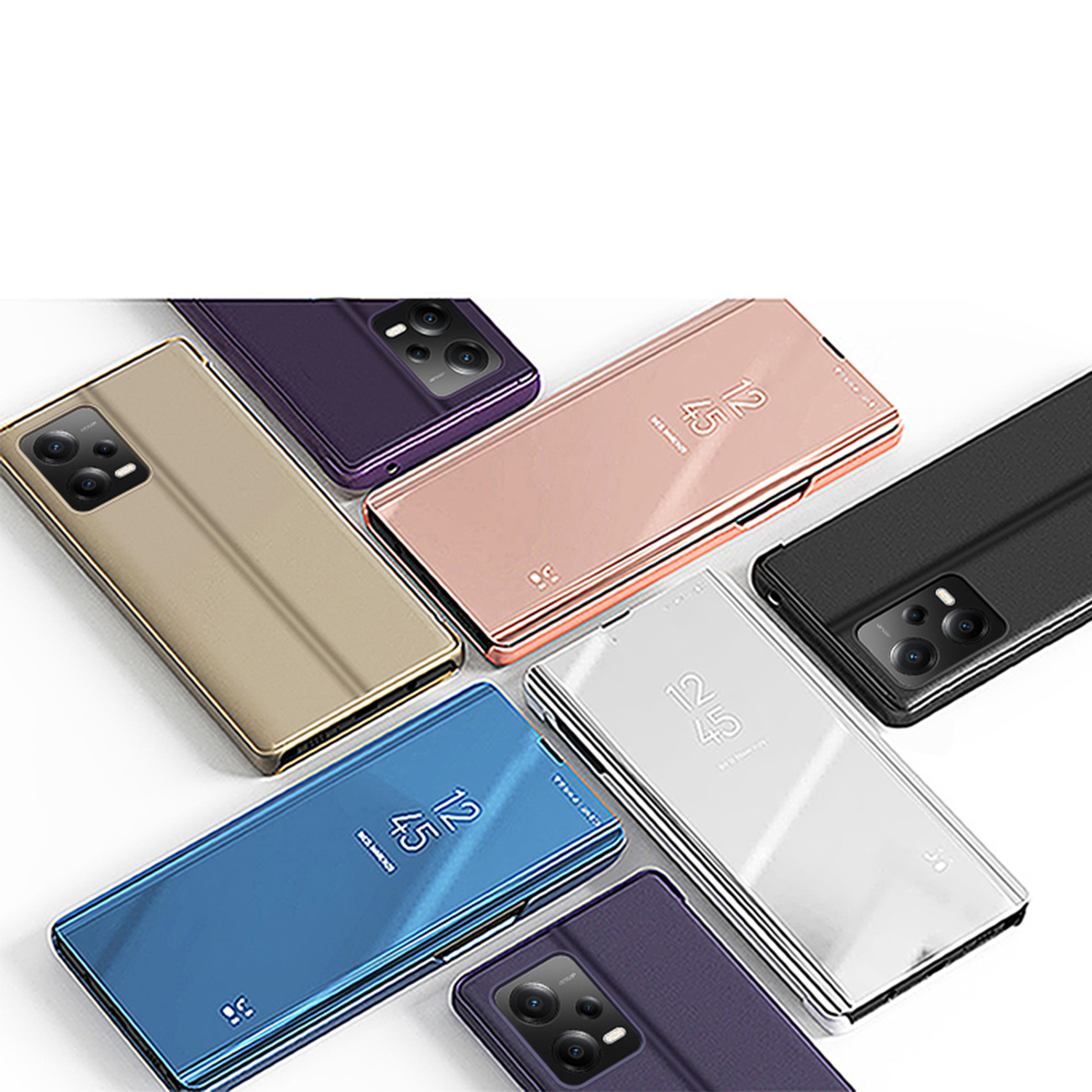 Étui Clear View pour Xiaomi Redmi Note 12 Pro+ - Noir