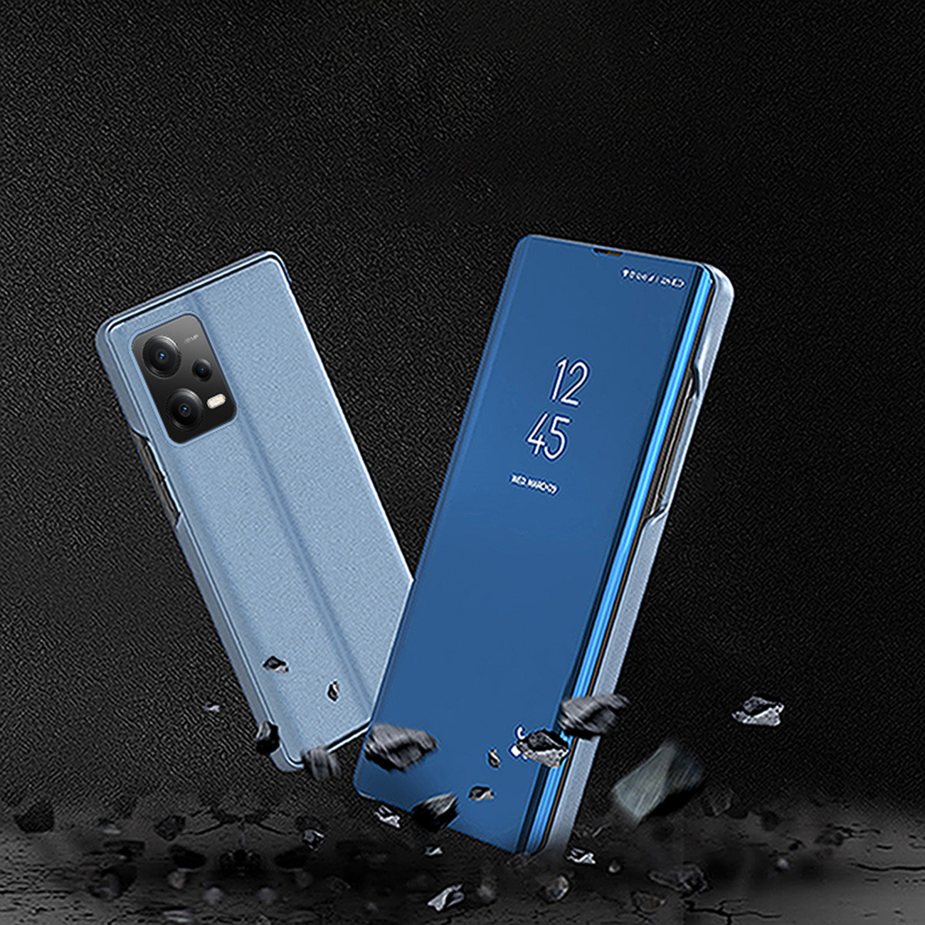 Étui Clear View pour Xiaomi Redmi Note 12 Pro+ - Noir
