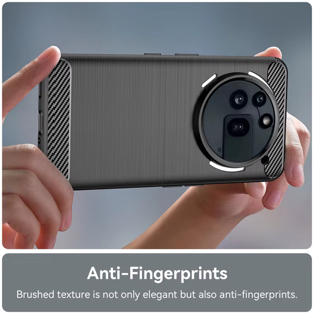 Coque Carbon Shield TPU pour Nothing Phone (3a) Pro - Noir
