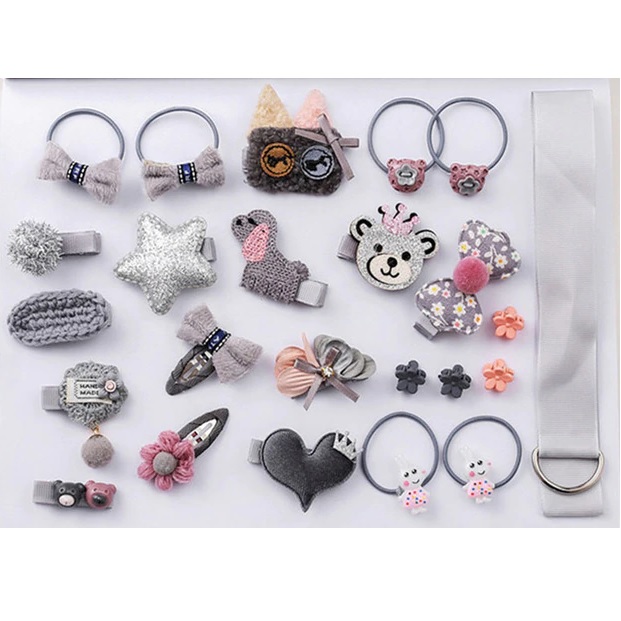 Accessoires capillaires dans la valisette Fée - TypG