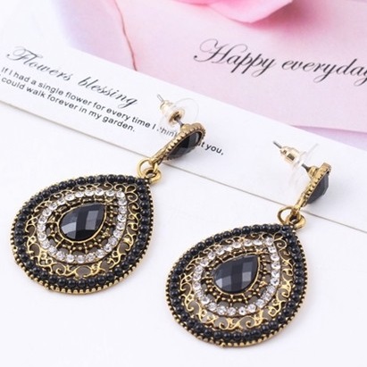 Boucles d'oreilles DR-2207 - Marron