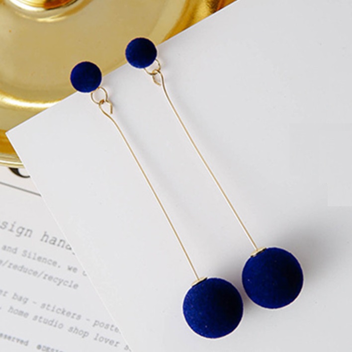 Boucles d'oreilles GL-3528 - Bleue
