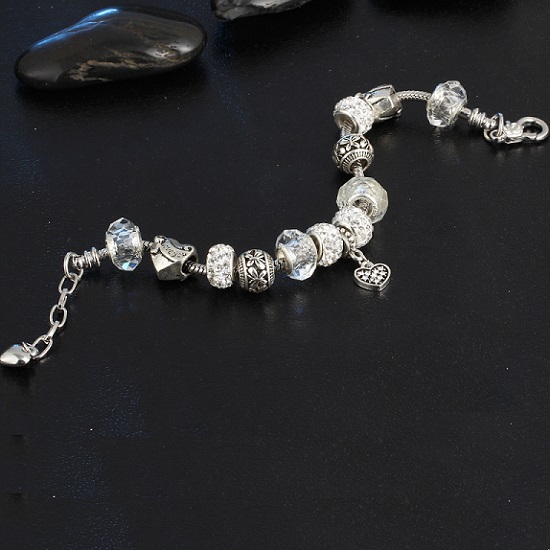 Bracelet ET-1587 - Or / Argent 2