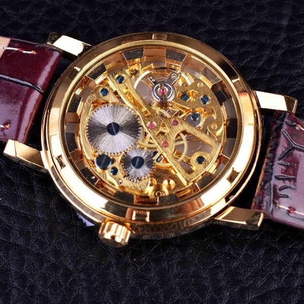 Montre pour homme JA-2621 - Marron / Dorée