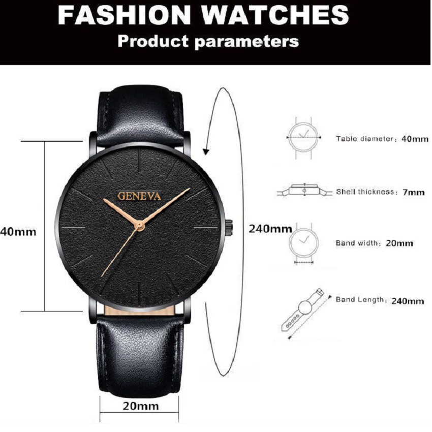 Montre SI-15456 - Noir / Or