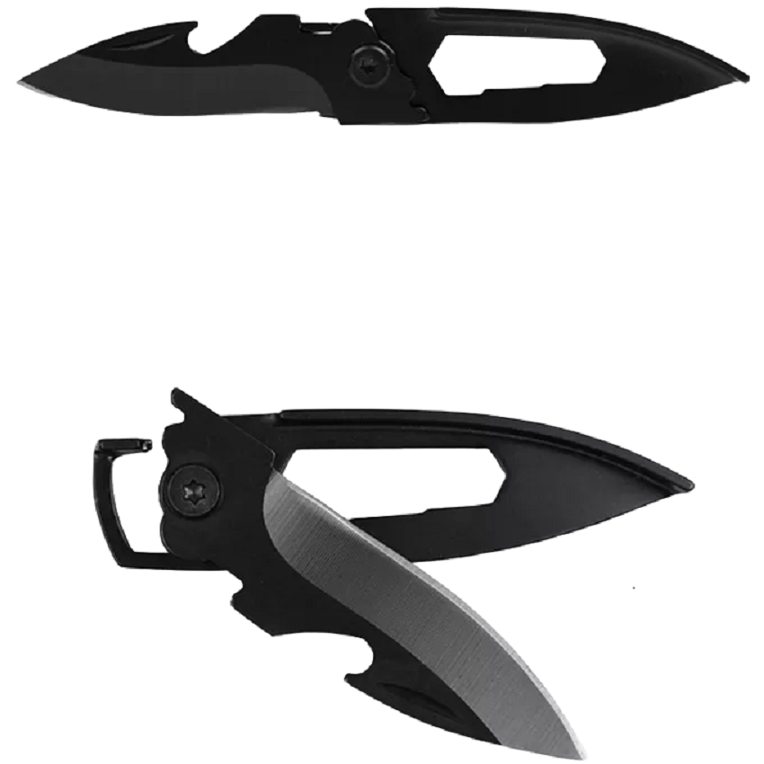 Couteau de poche pliant - Noir