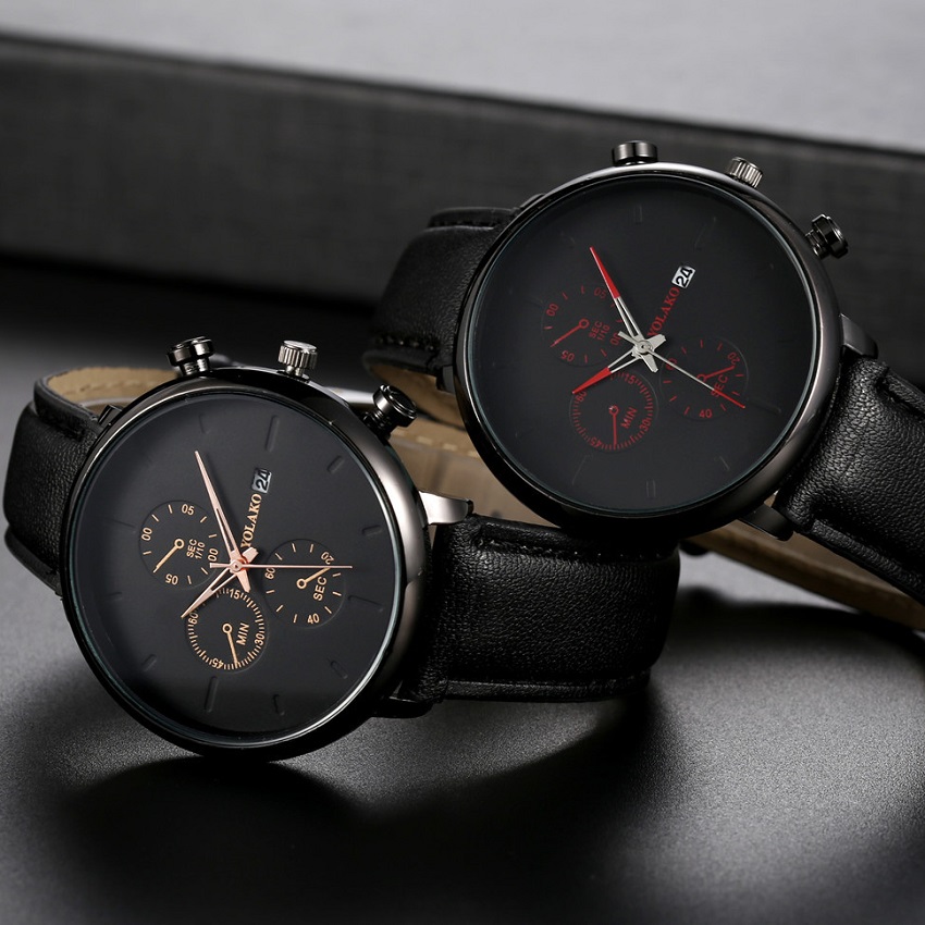 Montre YO-14756 - Noir / Bleu