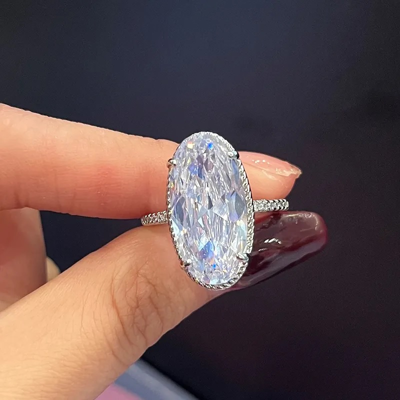 Bague CA-29922 - Argenté / Violet clair / 55mm