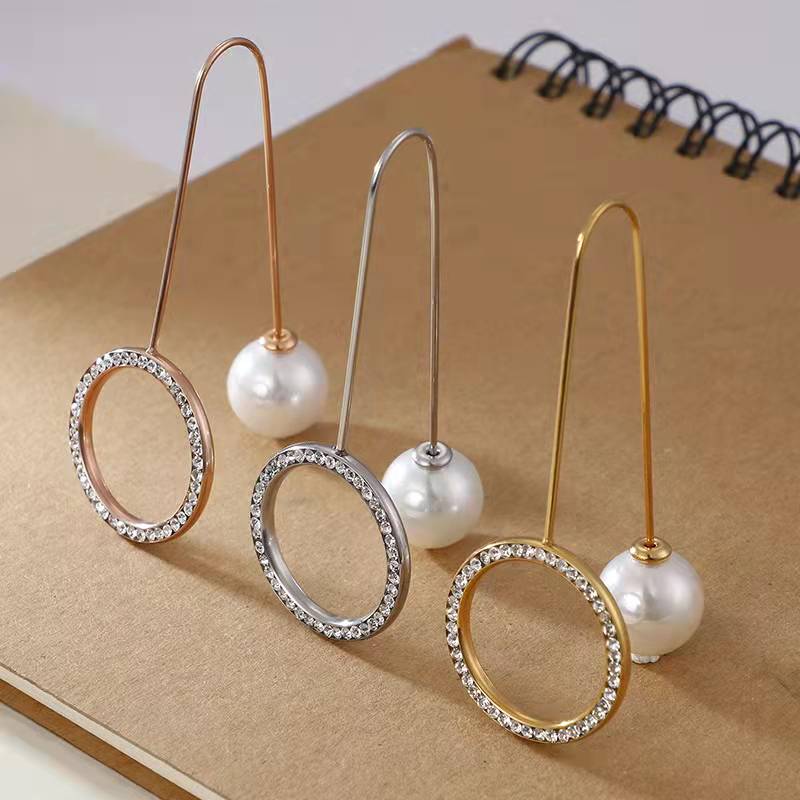 Boucles d'oreilles CO-15276 - Or / Rose