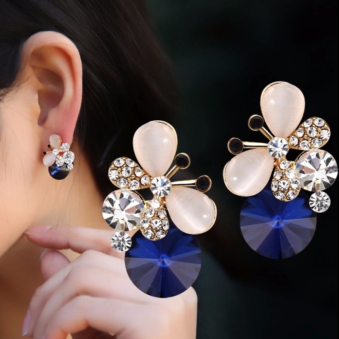 Boucles d'oreilles CB-1856 - Rouge