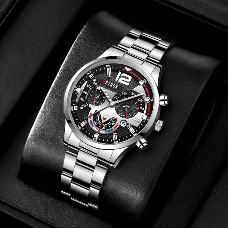 Montre DE-25936 - Noir / Argenté
