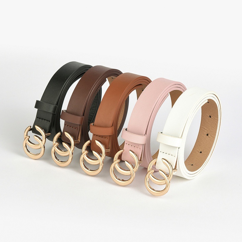 Ceinture Double C - Rose