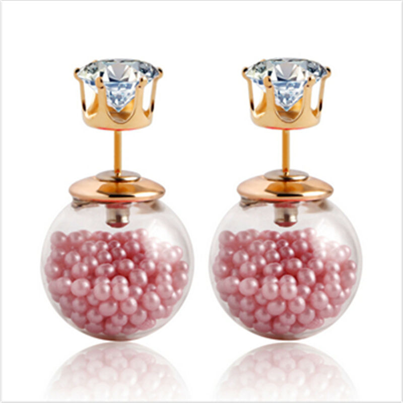 Boucles d'oreilles DB-798 - Vert cristal