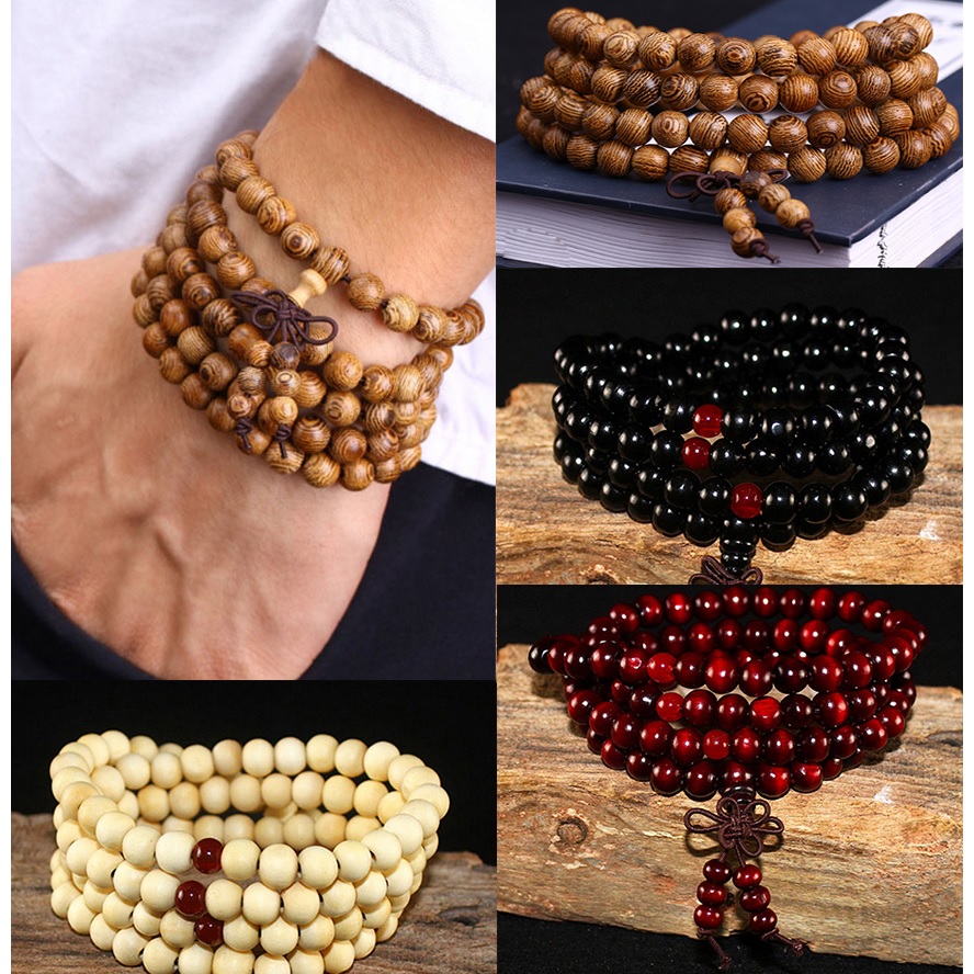 Bracelet en bois - Blanc