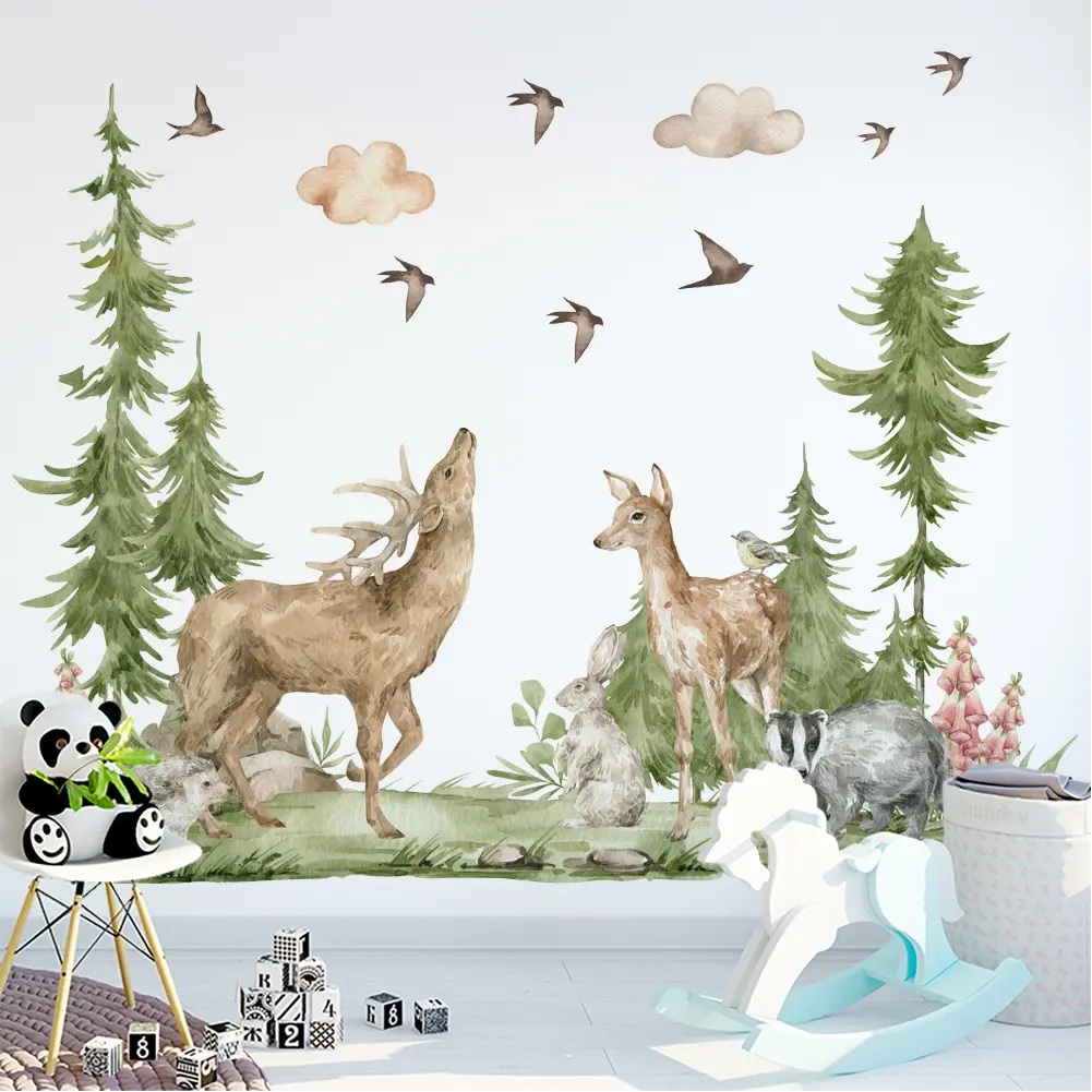 Autocollant mural / Papier peint Forêt