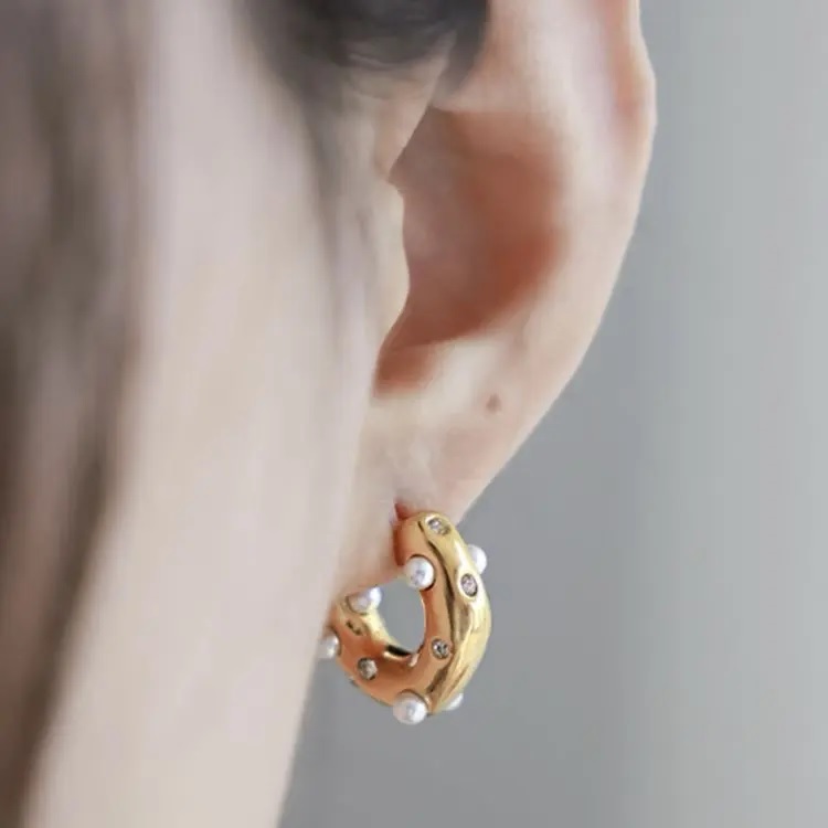 Boucles d'oreilles KI-28727 - Or / Type1