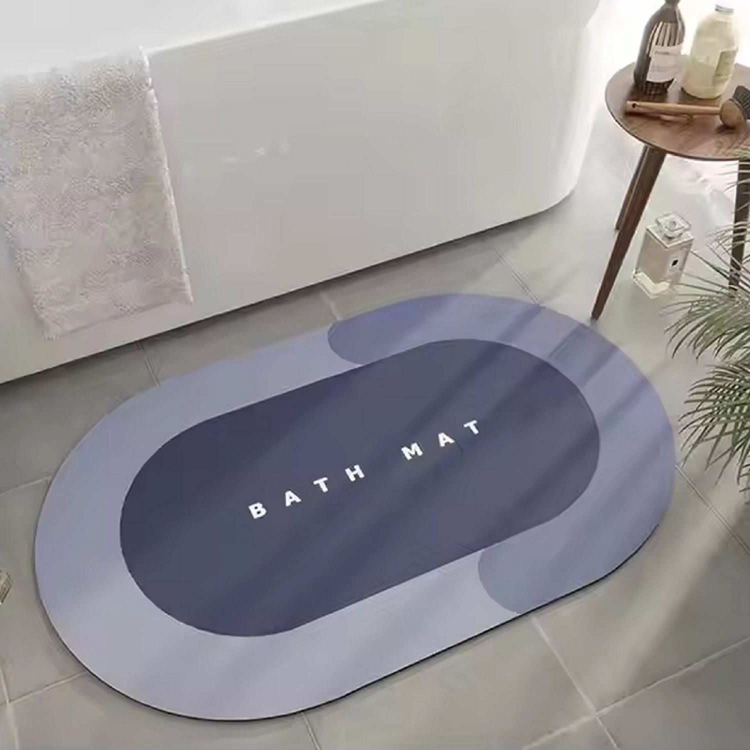 Tapis de bain à séchage rapide - Vert