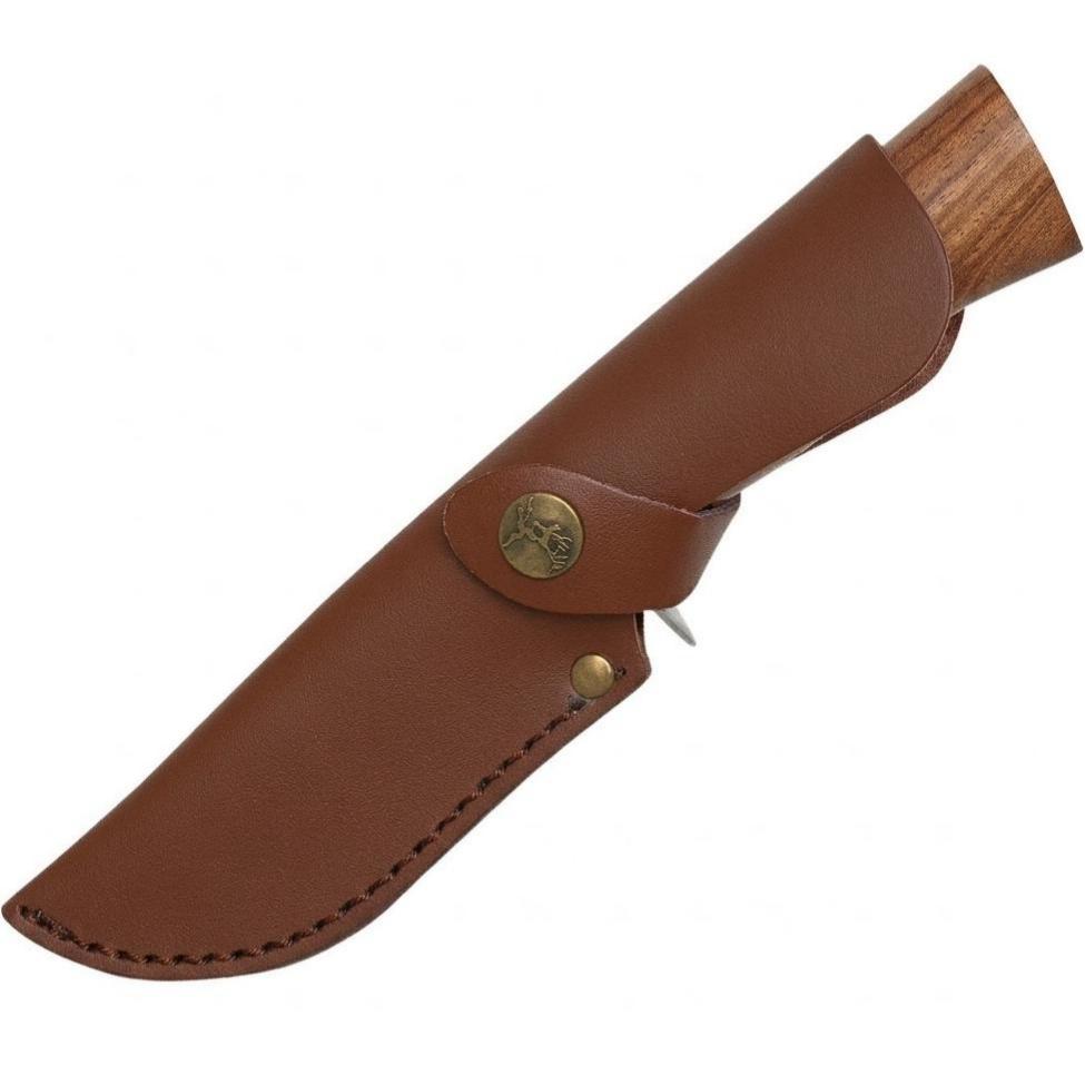 Couteau outdoor damasquiné YA-42093 - Marron