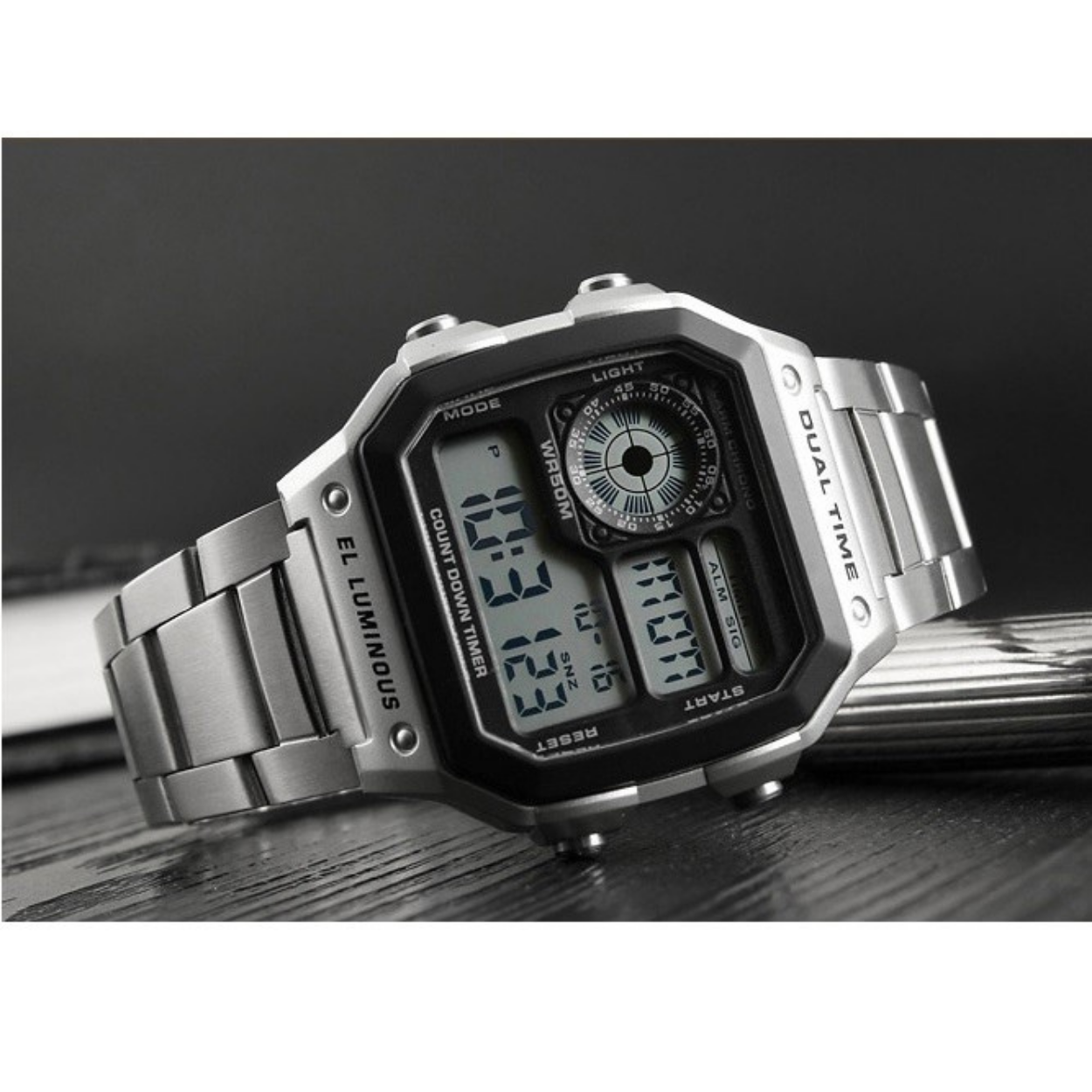 Montre numérique MA-6304 - Noir