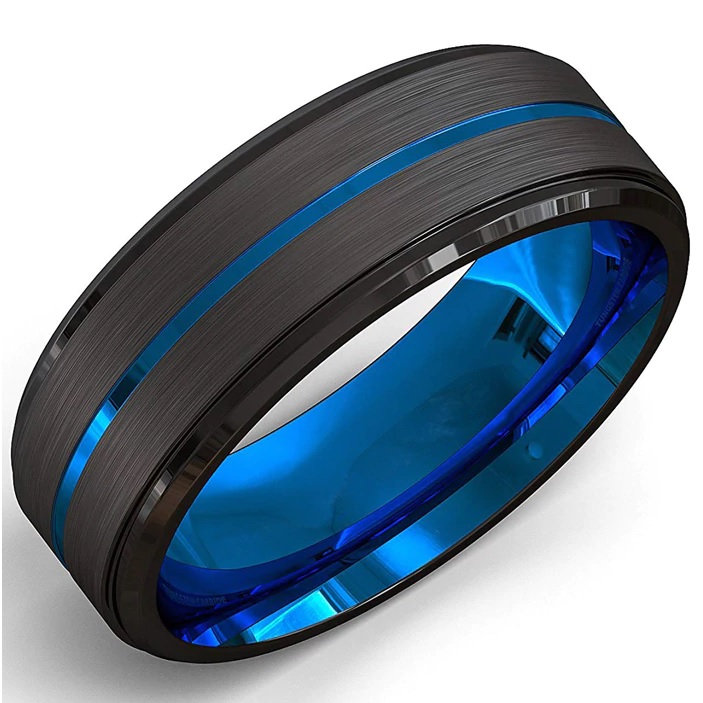 Bague AR-7147 - Argenté / Doré / 55mm