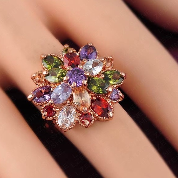 Bague SH-1414 - Multicolore / 59mm