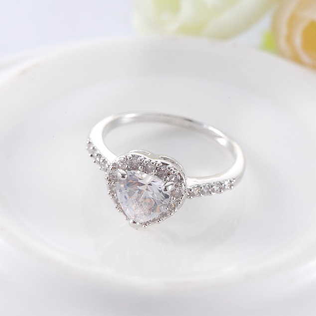 Bague Cœur - Or / 55mm