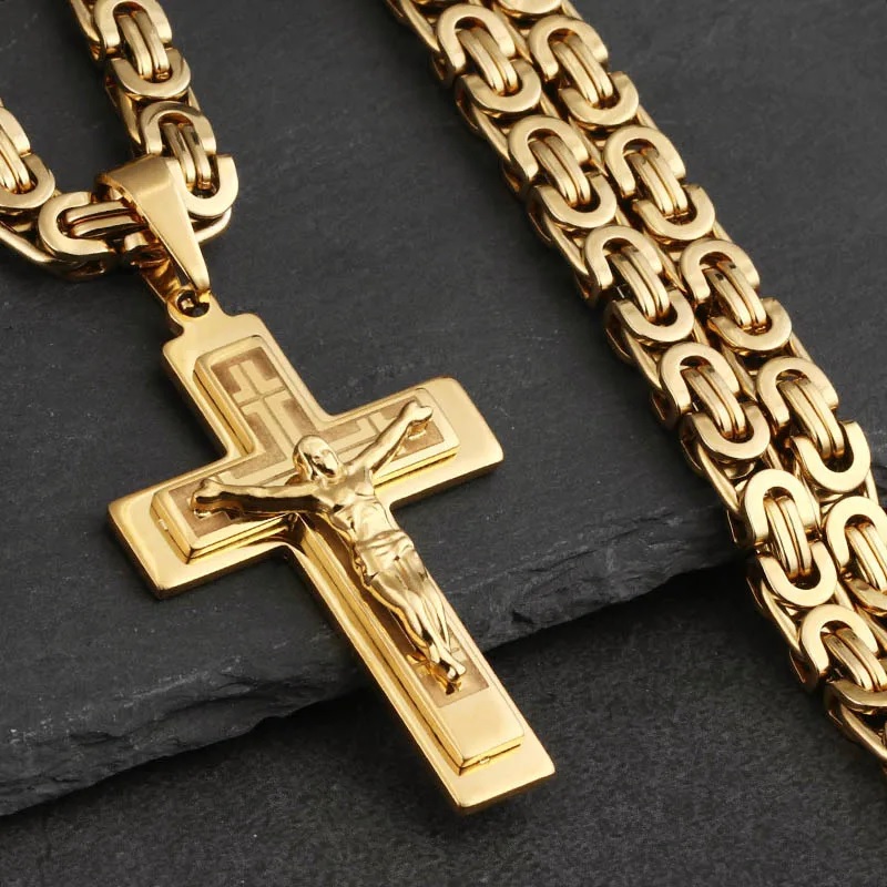 Collier pour homme RE-32528 - Argenté / 60cm