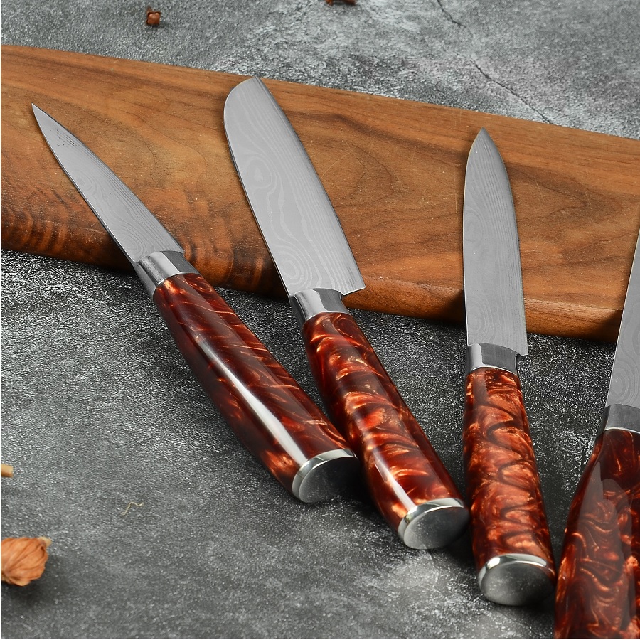 Couteau de cuisine BL-38071 - Kiritsuke / Violet