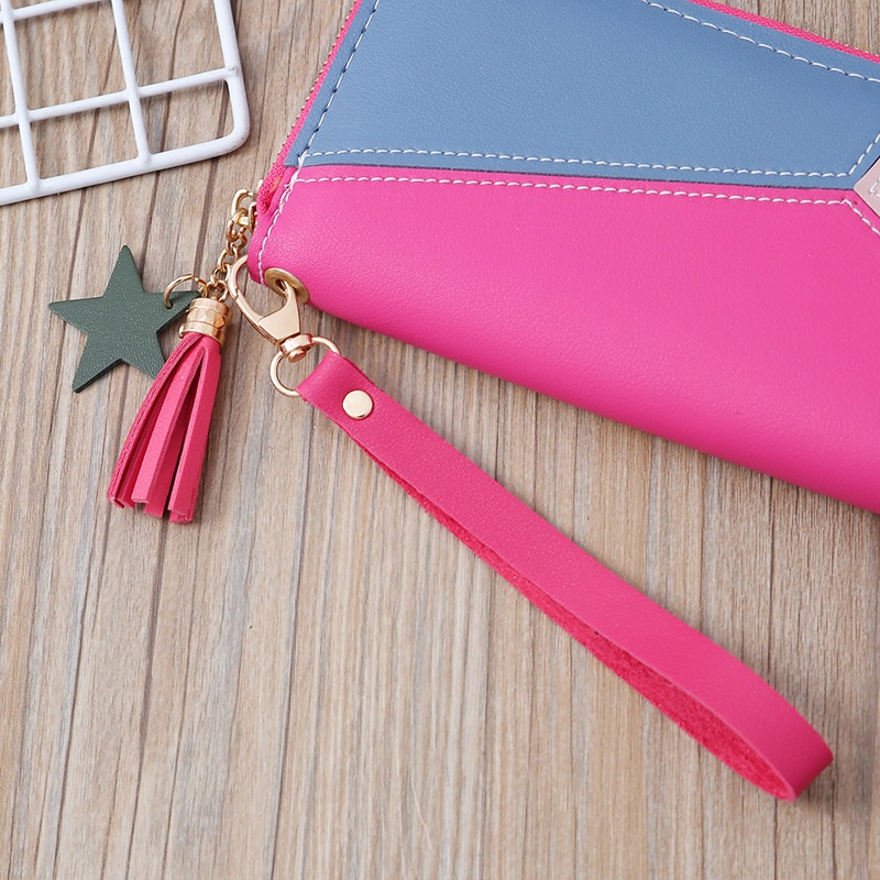 Portefeuille SI-12854 - Violet / Rose