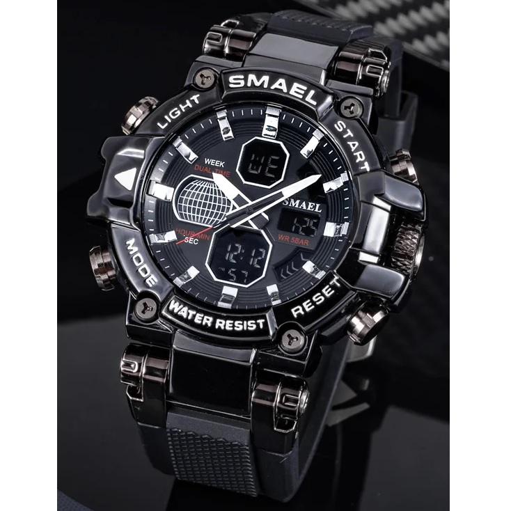 Montre SMAEL DA-29493 - Noir / Multicolore