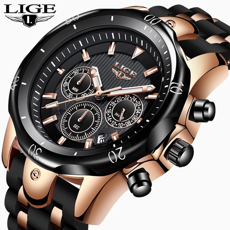 Montre LIGE TE-14650 - Noire