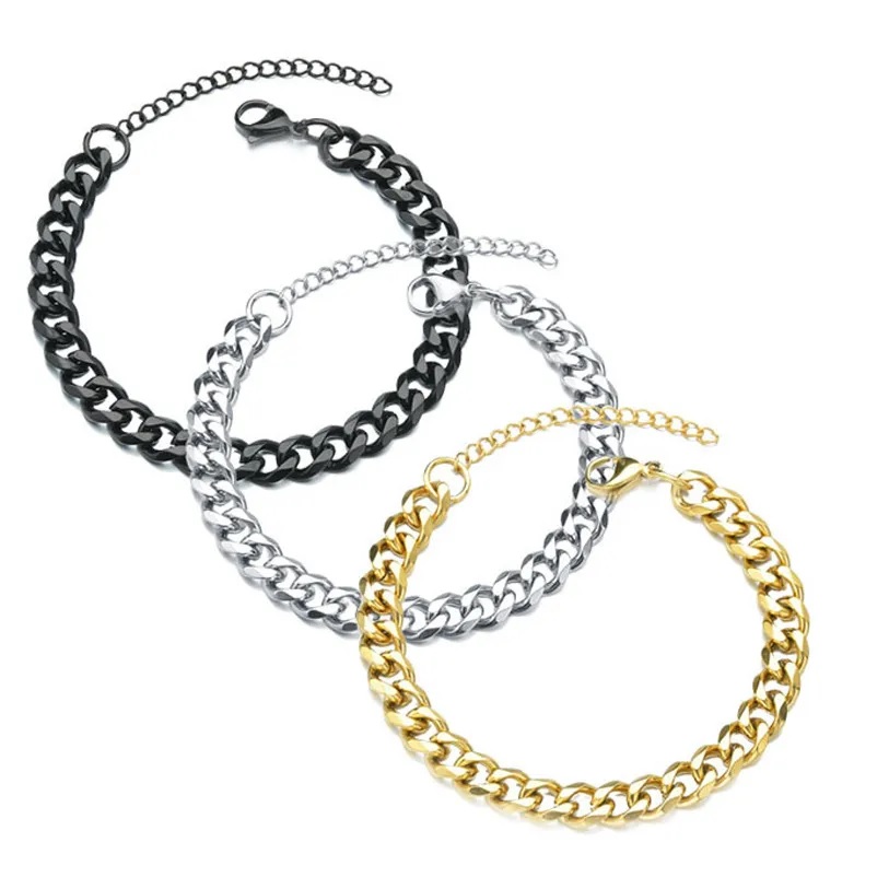 Bracelet TO-34819 - Or / 18+5cm / 7mm
