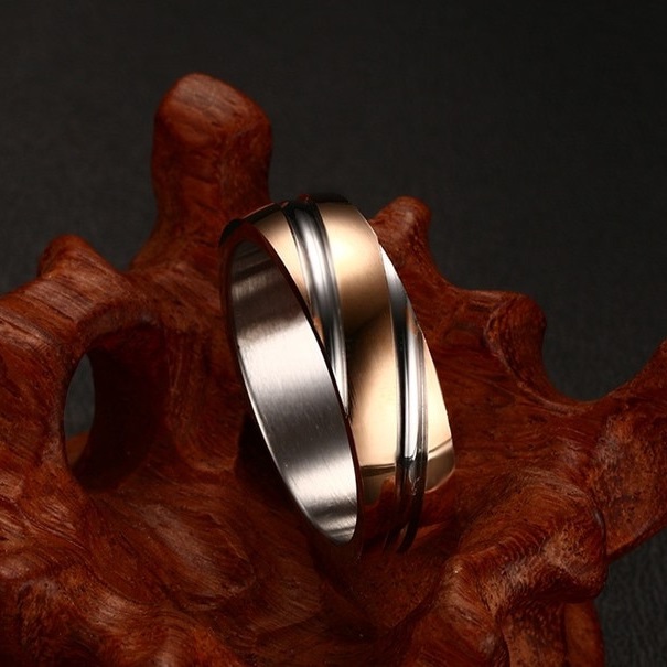 Bague TW-4909 - Doré / Rose / 65mm
