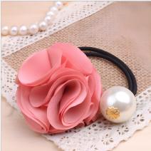 Élastique à cheveux ROSE - Rose