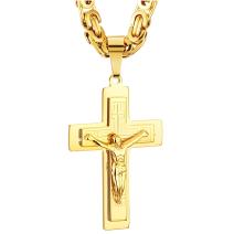 Collier pour homme RE-32525 - Doré / 60cm