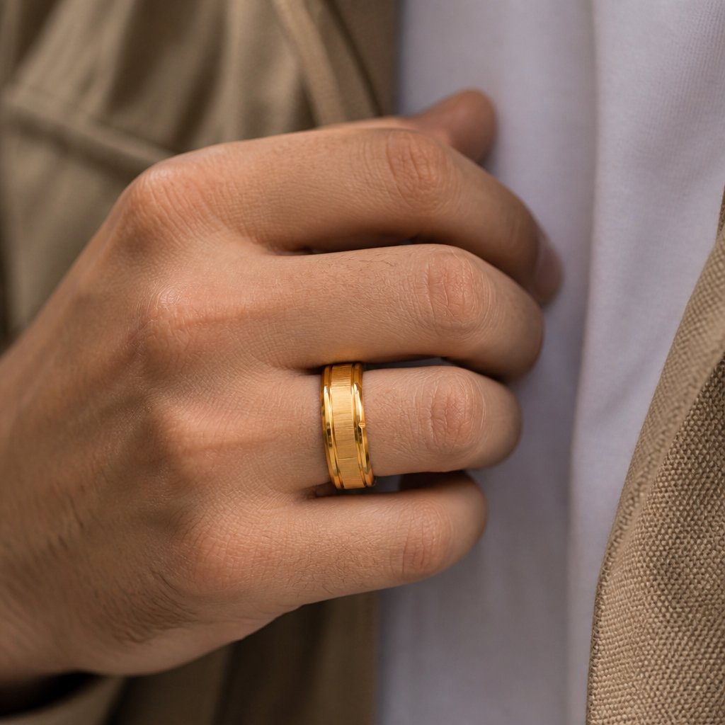 Bague TR-17136 - Doré / 59mm