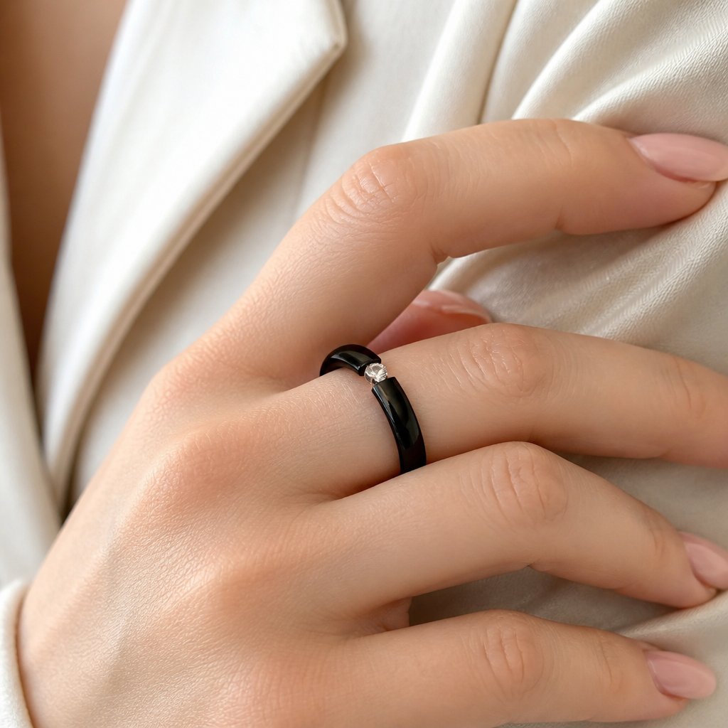 Bague UR-17280 - Noire / 67mm