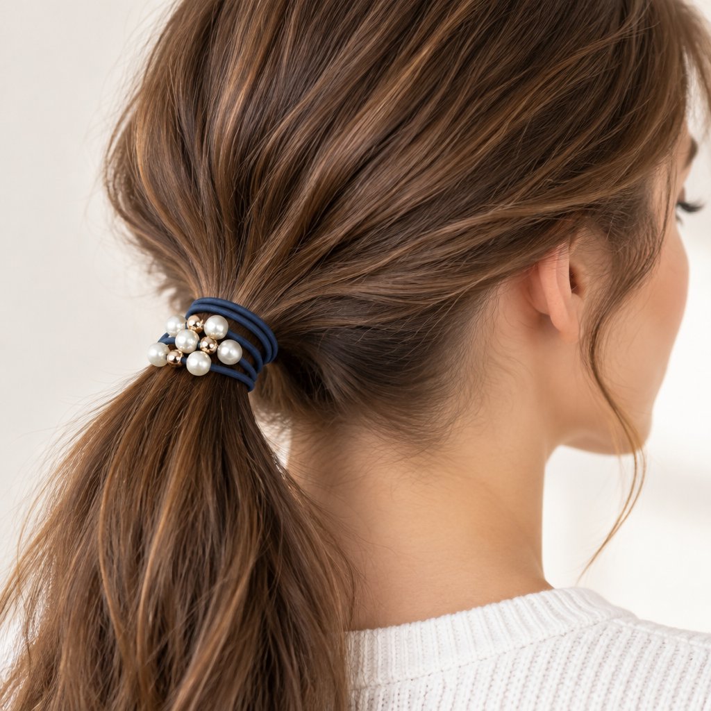 Élastique pour cheveux OL-19082 - Bleue
