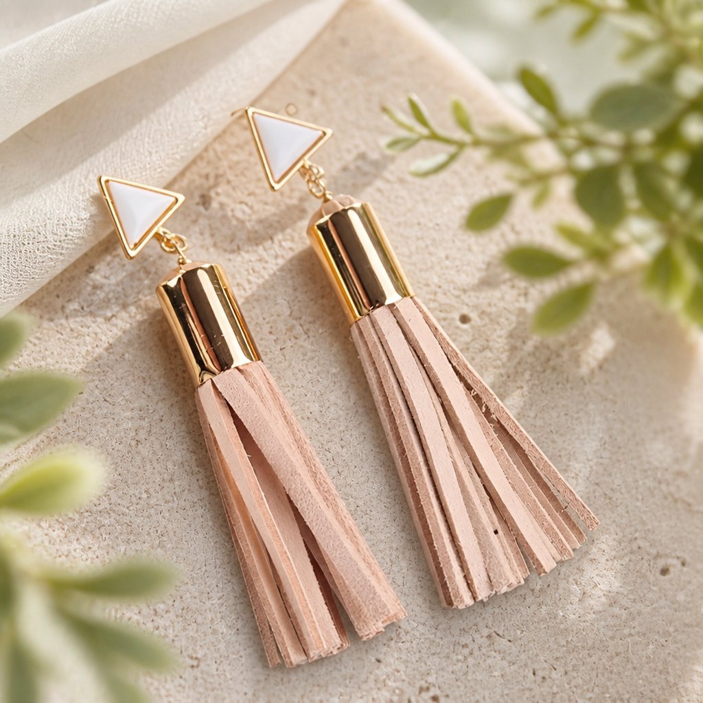 Boucles d'oreilles VI-2486 - Marron
