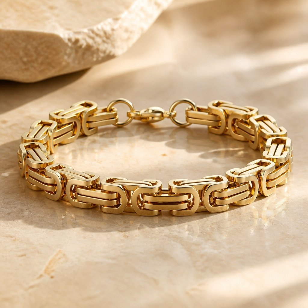 Bracelet AL-29849 - Doré / 21cm