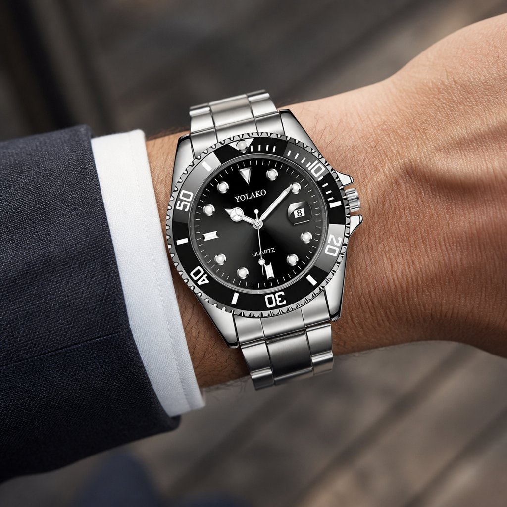 Montre MA-33619 - Argenté / Noir