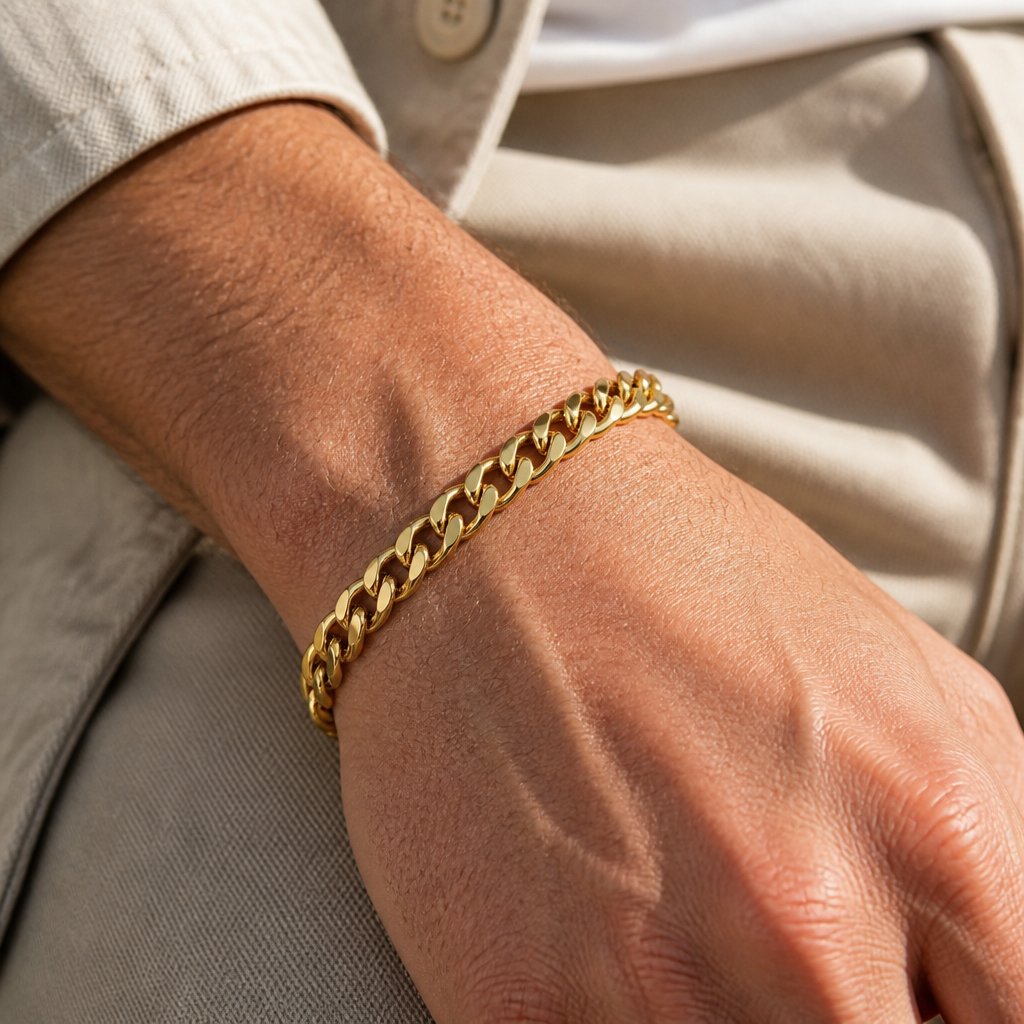 Bracelet KR-34791 - Or / 22cm / 11mm