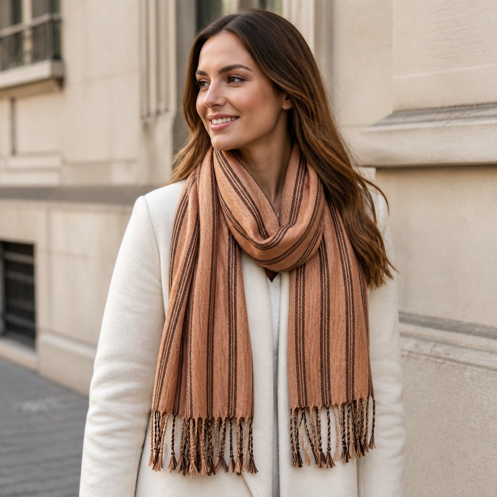 Foulard AR - 40446 - Marron