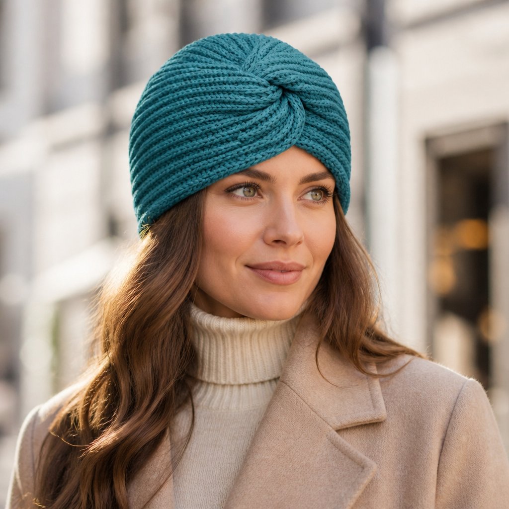 Bonnet Turban - Turquoise
